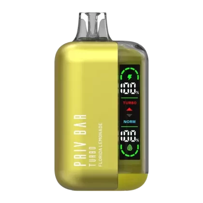 Florida Lemonade Priv Bar Turbo - Nicotine#50mg~Size#Single>5 Pack