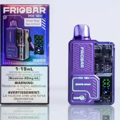 FRIOBAR MX 10K Disposable Vape – Grape Saga - Ecigdepot
