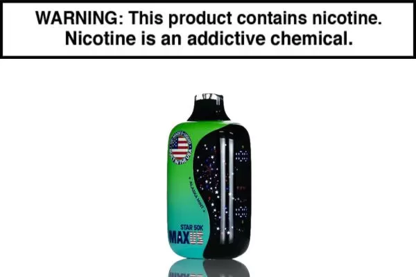 MAXUS Star 50K Disposable Vape - Acadia Breeze (Blueberry Watermelon), Texas Freeze (Watermelon Ice) - Image 3