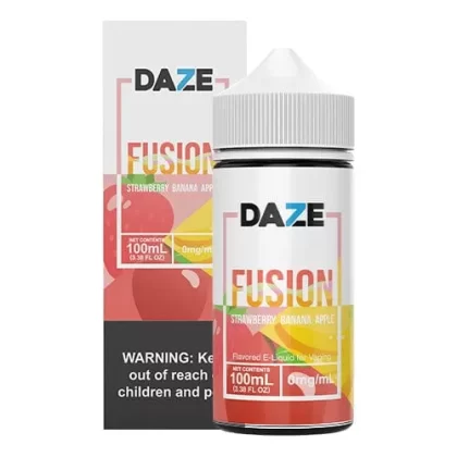 7 Daze Fusion Strawberry Banana Apple 100ml Vape Juice - Eightvape