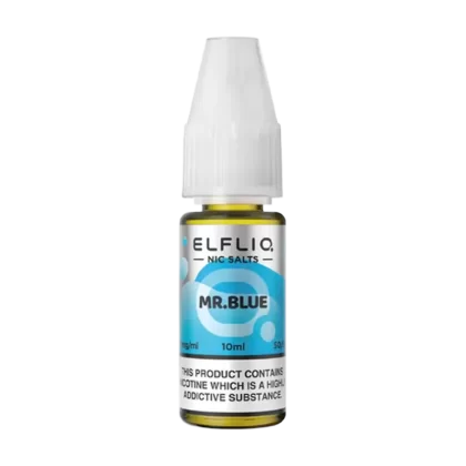 Mr Blue Elfliq Nic Salt by Elfbar - 10ml - 20mg - Vape Product (73A42A)