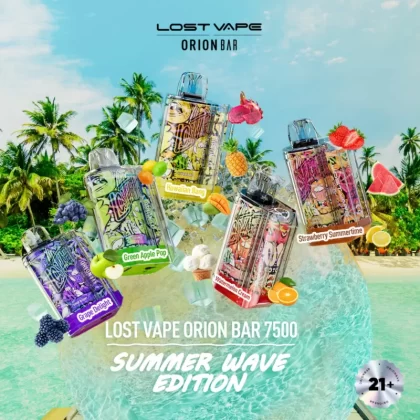 Lost Vape Orion Bar Rechargeable Disposable Vape 7500 Puffs - Aloe Grape