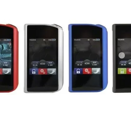 Teslacigs Touch 150W TC Mod by dual 18650 batteries - Black