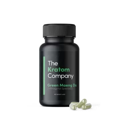 Green Maeng Da Kratom Capsules | Premium Quality by The Kratom Company - Discountvapepen