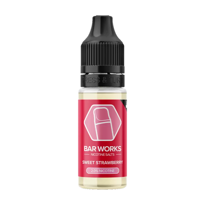 Sweet Strawberry Nic Salt by Bar Works - Ecigwizard - Image 3