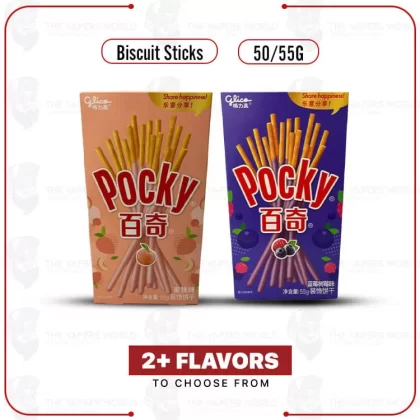 Pocky Biscuit Sticks 50/55G – Assorted Flavors - Thevapersworld