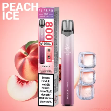 Elf Bar 800 – Peach Ice - Elf Bar / ca. 800 / 550 mAh / 20mg/ml