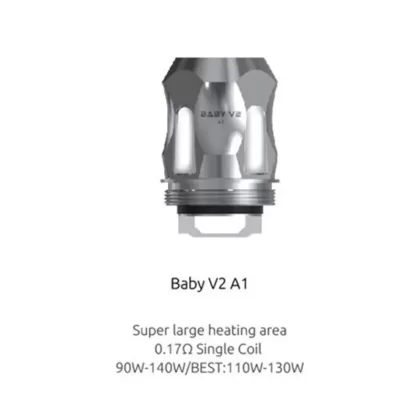 Smoktech TFV8 Baby V2 Coils - A1 (.17 Single / Stainless)