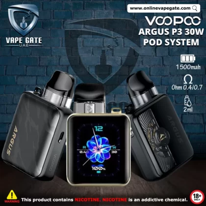VOOPOO ARGUS P3 30W POD SYSTEM (1500mAh) - Black