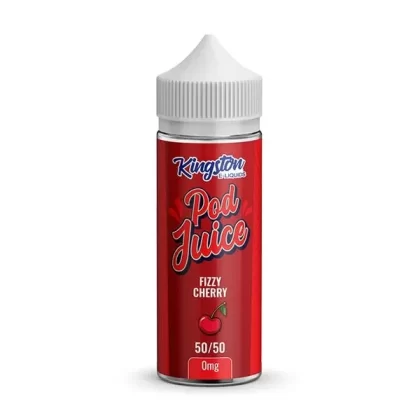 KINGSTON POD JUICE FIZZY CHERRY 100ML SHORTFILL E-LIQUID