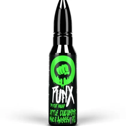 Riot Squad PUNX Apple Cucumber Mint Aniseed E-Liquid 60ml - 0mg (No Nic)