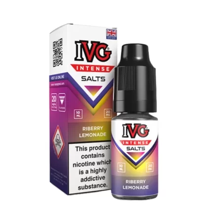 Riberry Lemonade Nic Salts E-Liquid Intense Salts Series by IVG (10ml)