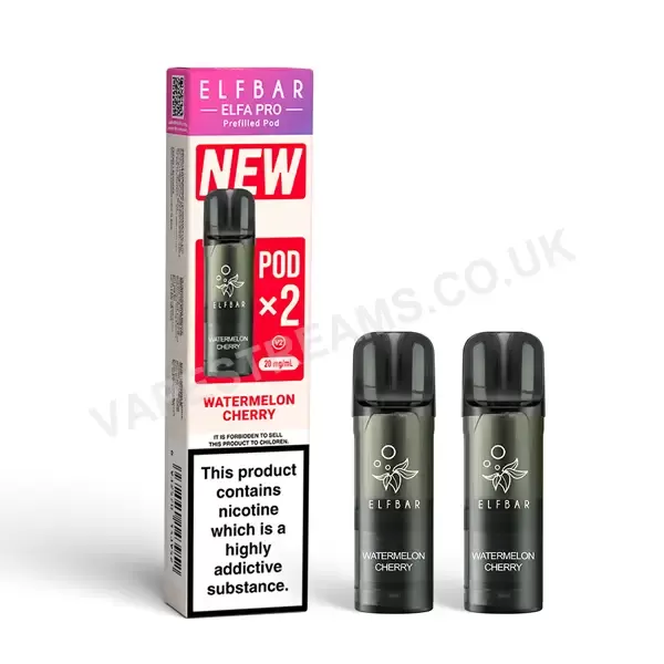 Elf Bar ELFA Pro Watermelon Cherry Prefilled Pods - Vapestreams Co - Image 2