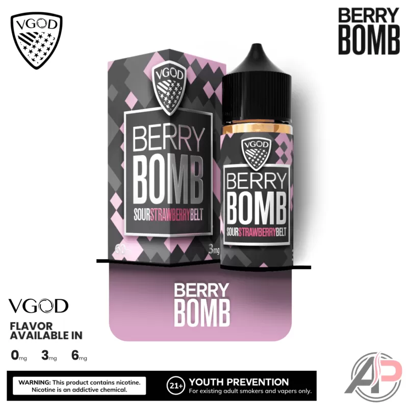 Vgod Berry Bomb E-Liquid 60mL - Image 2