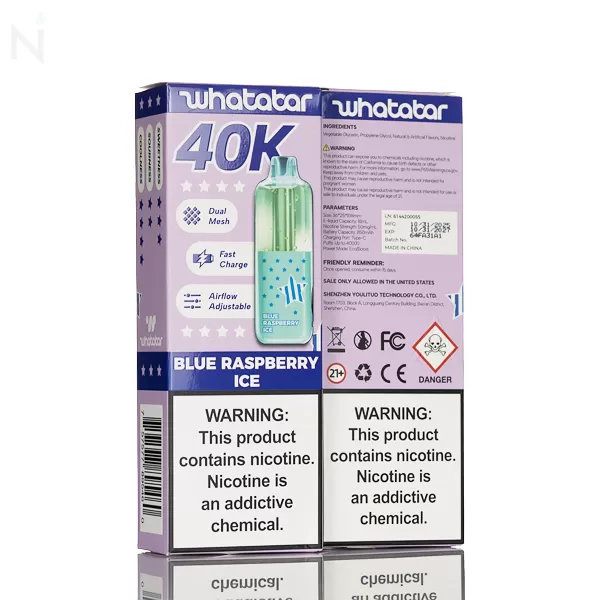 Whatabar Linko 40000 Puffs Disposable - Cool Mint - Image 3