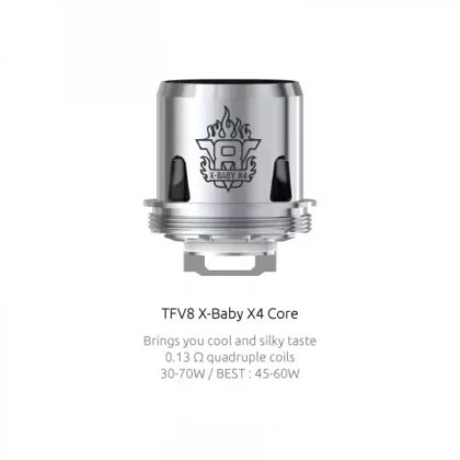 Smok TFV8 X-Baby Coils – 3 Pack [X4 Core]