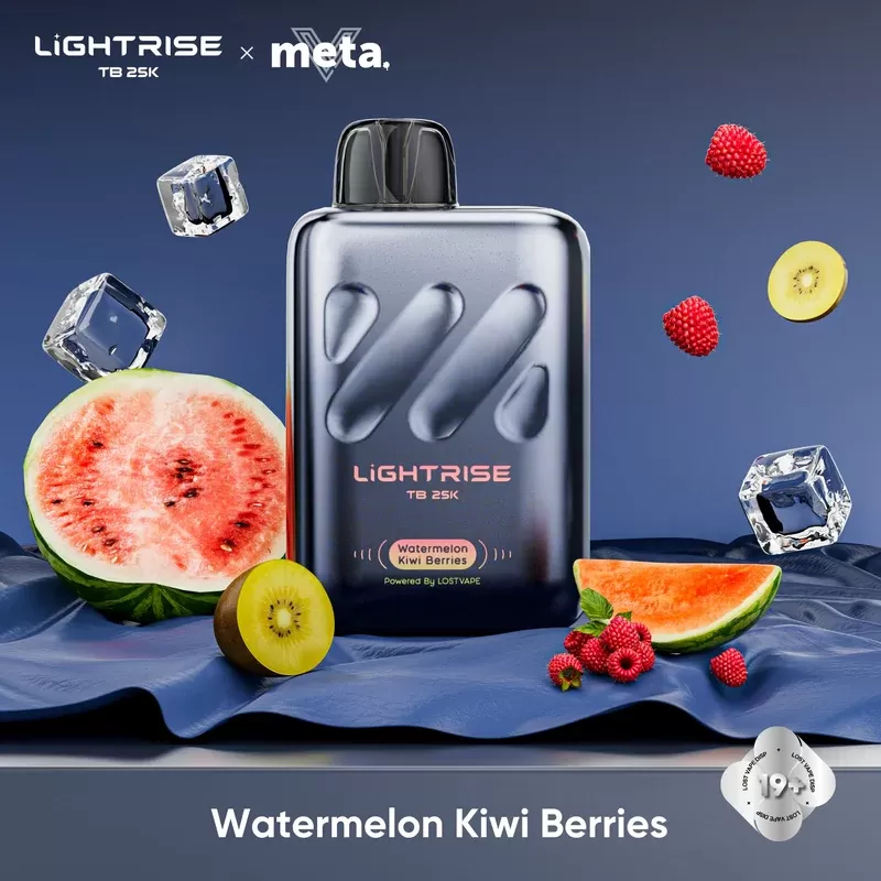 Lost Vape Lightrise TB 25K Disposable Vape – Watermelon Kiwi Berries