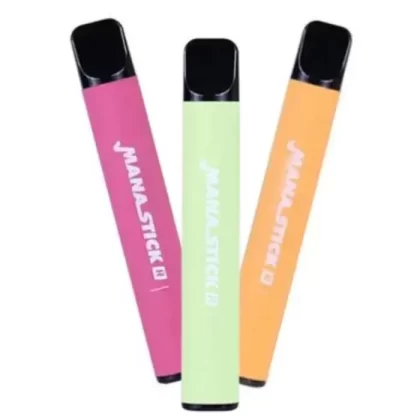 Mana Stick R Vape - Pack Count#Single Pack~Flavor#Rainbow Drop>Strawberry Banana~Nicotine#50MG