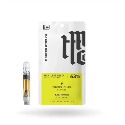 THCa Live Resin Cartridge Uncut: Daytrip Maui Wowie - Vape Store
