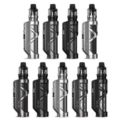 Lost Vape Cyborg Quest 100W Mod Kit - Stainless Steel Carbon Fiber