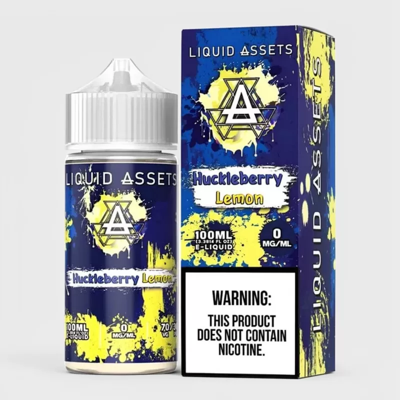 Huckleberry Lemon Salt Nic Vape Juice 30mL by Liquid Assets
