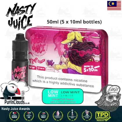 Nasty Juice Trap Queen E-Liquid (5 Pack Tin)