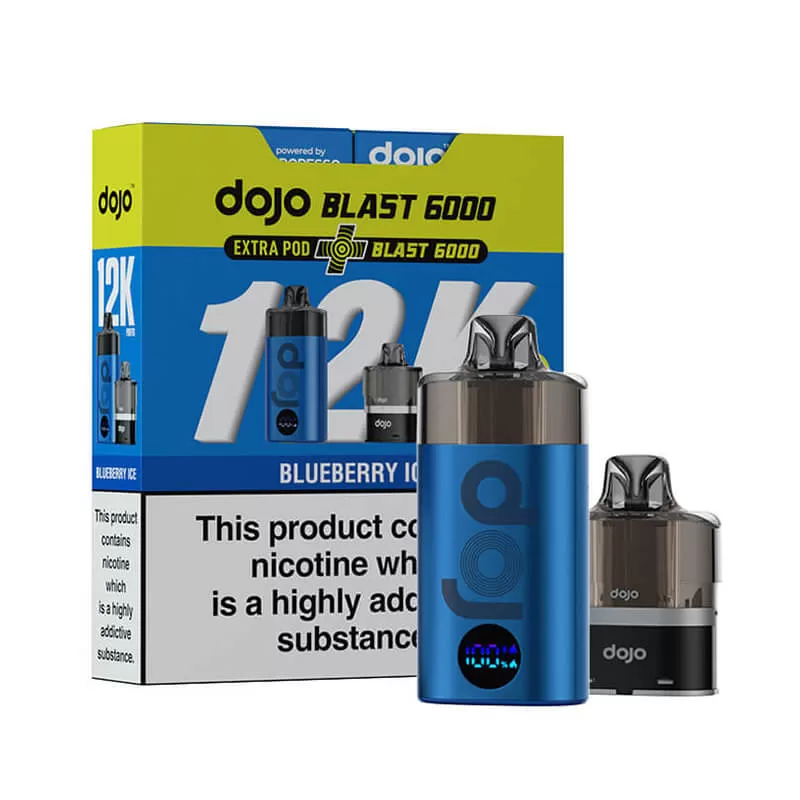 Vaporesso DOJO Blast 12K Prefilled Kit Bundle - Blueberry Sour Raspberry - Image 2