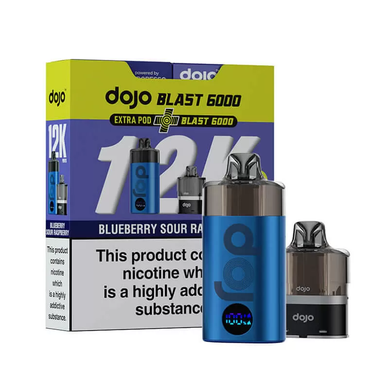 Vaporesso DOJO Blast 12K Prefilled Kit Bundle - Blueberry Sour Raspberry - Image 3