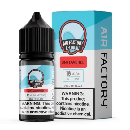 Unflavored by Air Factory Salt eJuice 30mL - 18MG