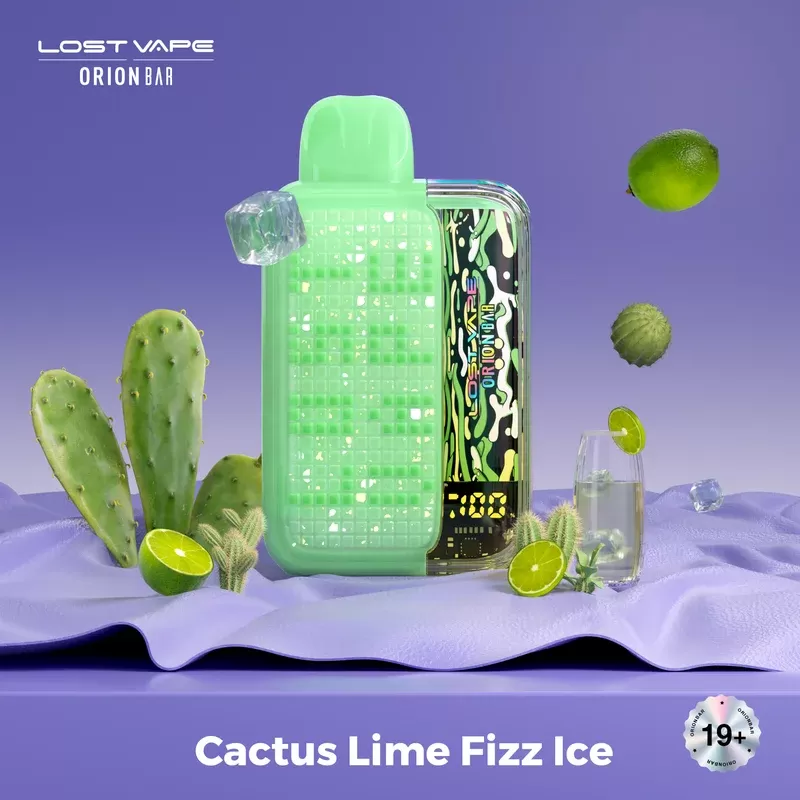 Lost Vape Orion Bar 10000 Puffs – Disposable Vape – Cactus Lime Fizz Ice - Eliquidsupply