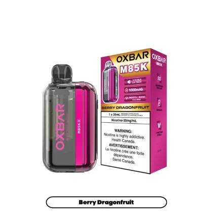 Oxbar M85K Berry Dragonfruit Disposable Vape, 25mL - Strength#20MG>20MG (ONT-TAX)