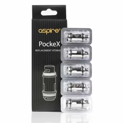 Aspire PockeX Coils 0.60/1.20 ohm Replacement Coils For Aspire PockeX kit 5-Pack - Vapestorm Co