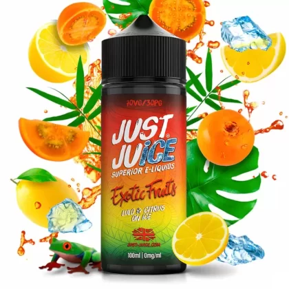 Just Juice Lulo & Citus On Ice 100ml Vape Juice - Size#0 Nic Shots>1 x 18mg Nic Shots>2 x 18mg Nic Shots