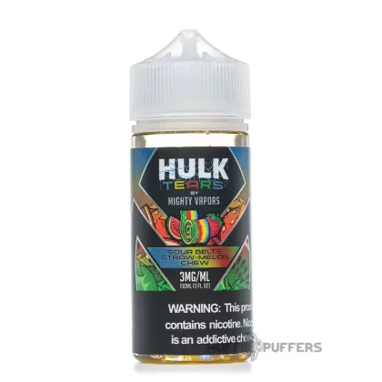 Hulk Tears – Sour Belts Straw-Melon Chew 100mL