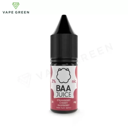 Strawberry Cherry Raspberry Nic Salt E-Liquid by Baa Juice - Eliquidsupply
