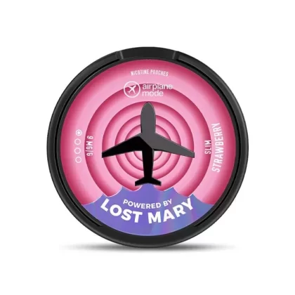Strawberry Airplane Mode Nicotine Pouches by Lost Mary - Nicotine Strength#9mg>18mg>30mg