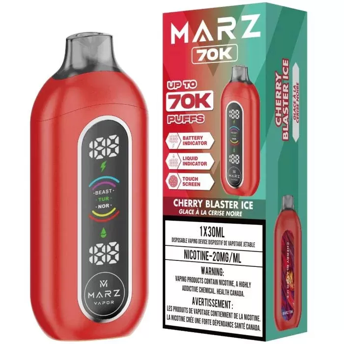 Marz Disposable 70K Puffs – Cherry Blaster Ice