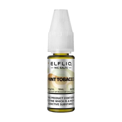 Mint Tobacco Elfliq Nic Salt by Elfbar - Vapeshop Co