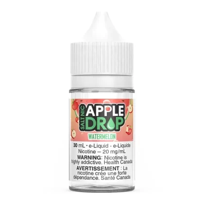 Apple Drop Salt E-Liquid – Watermelon 30ml - Nicotine Strength#12mg/ml>20mg/ml