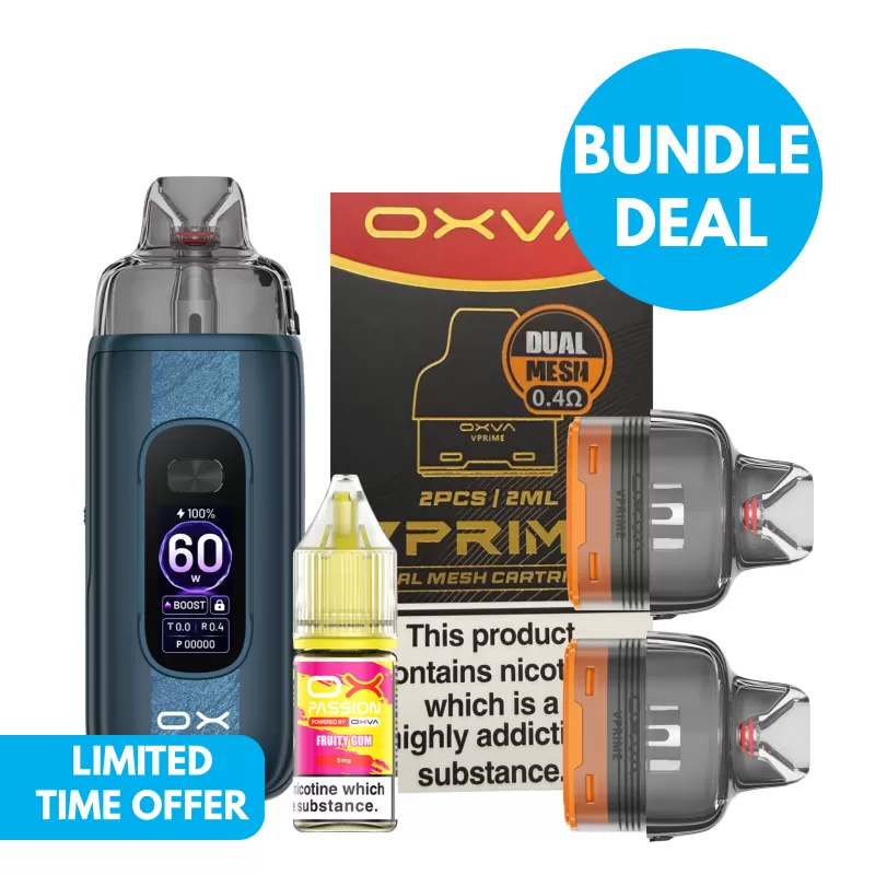 5mg (0.5%) OXVA VPrime 2 Pod Kit Bundle - Vape Store