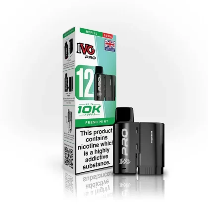 Fresh Mint IVG Pro 12 Refill Pods (Pack of 5) – 20mg Nic Salt