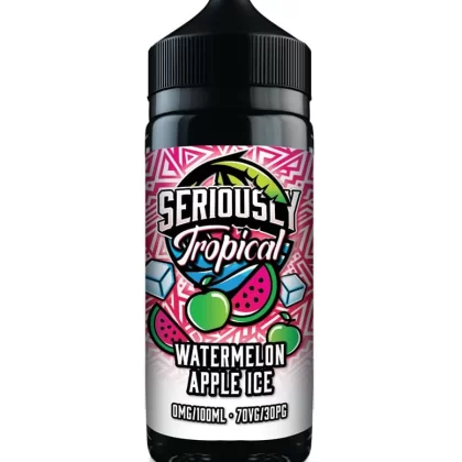 Watermelon Apple Ice (Tropical) Seriously E Liquid 100ml – 70VG - Vapestorm Co
