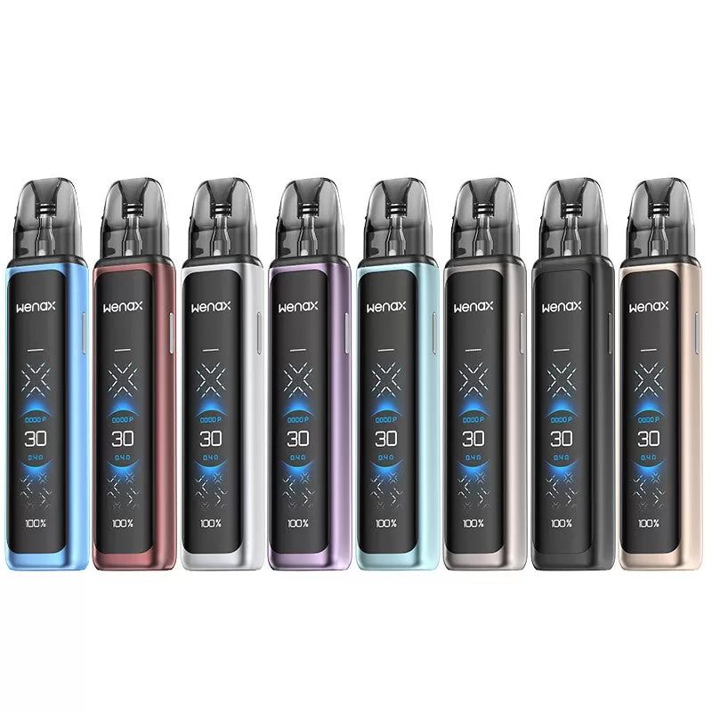 Geekvape Wenax Q Ultra 30W Pod System Kit - Carbon Black, Champagne Gold