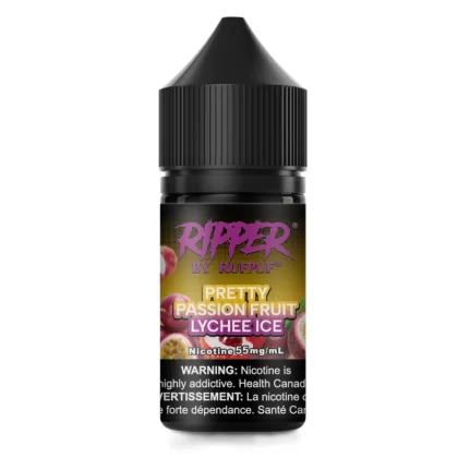 Rufpuf Ripper Salt-Pretty Passion Fruit Lychee Ice 30ml (35,55mg) - Vapebar Pk