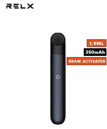 Relx Infinity Pod Vape Device - Black, Silver