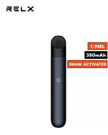 Relx Infinity Pod Vape Device - Black, Silver