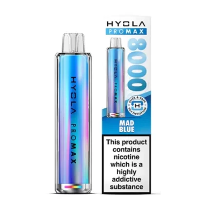 Hyola Promax 8k Prefilled Pod Kits – Mad Blue Flavour 20mg Salt Nicotine