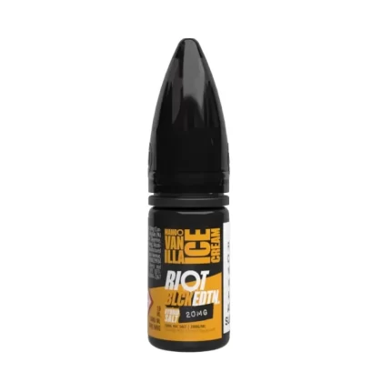Mango Vanilla Ice Cream E-Liquid Black Edition by Riot Squad (10ml) - 5mg