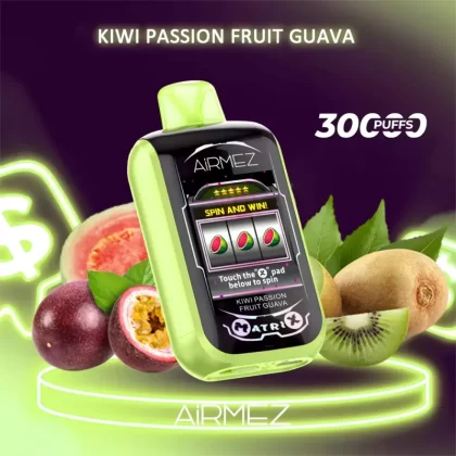 Airmez Matrix Pro 30000 Puffs – Kiwi Passionfruit Guava - Ozvapeone (1376F5)