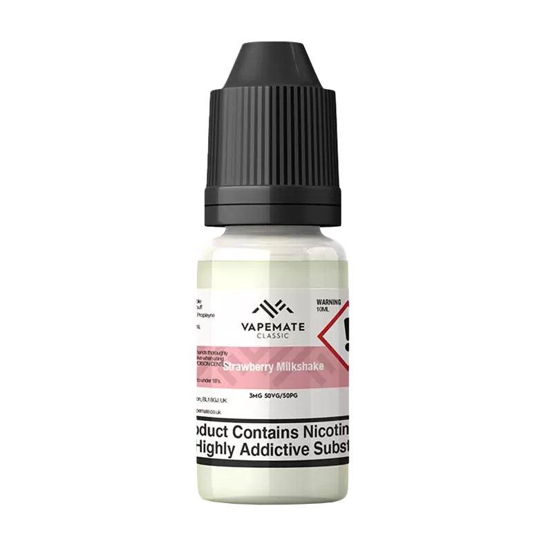 Vapemate Classic Strawberry Milkshake 10ml - 6mg (Discontinued) - Vapeshop Co